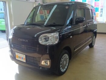 ムーヴキャンバス セオリー　Gターボ　純正ナビ・TV・バックモニター　４WD