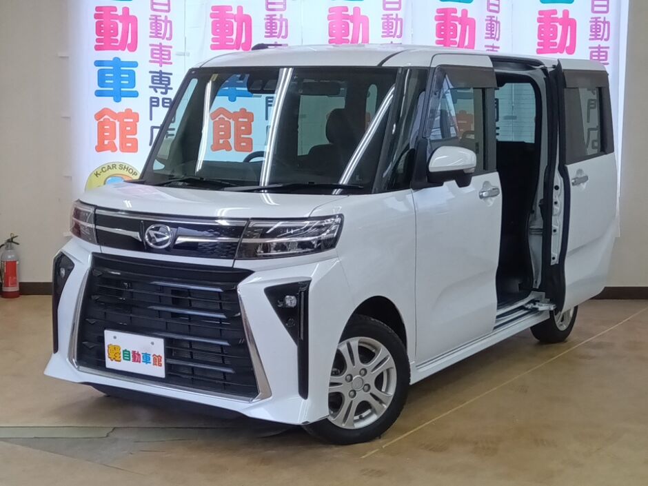 タントカスタム RSターボ　純正１０インチナビ・TV・バックカメラ　４WD