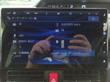 タントカスタム RSターボ　純正１０インチナビ・TV・バックカメラ　４WD