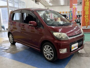 ムーヴカスタム Rリミテッド　ターボ　純正ナビ・ＴＶ　バックカメラ　4WD