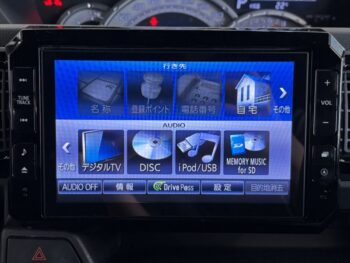 ウェイク X　ターボ　純正ナビ・TV・バックカメラ　4WD