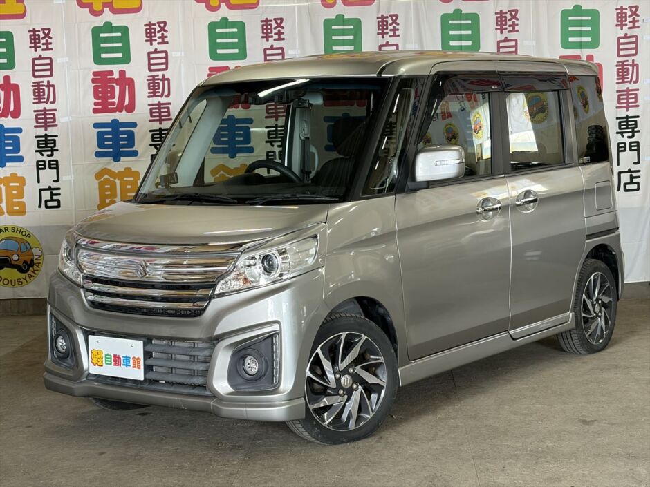 スペーシアカスタム XSターボ ナビ・TV 4WD