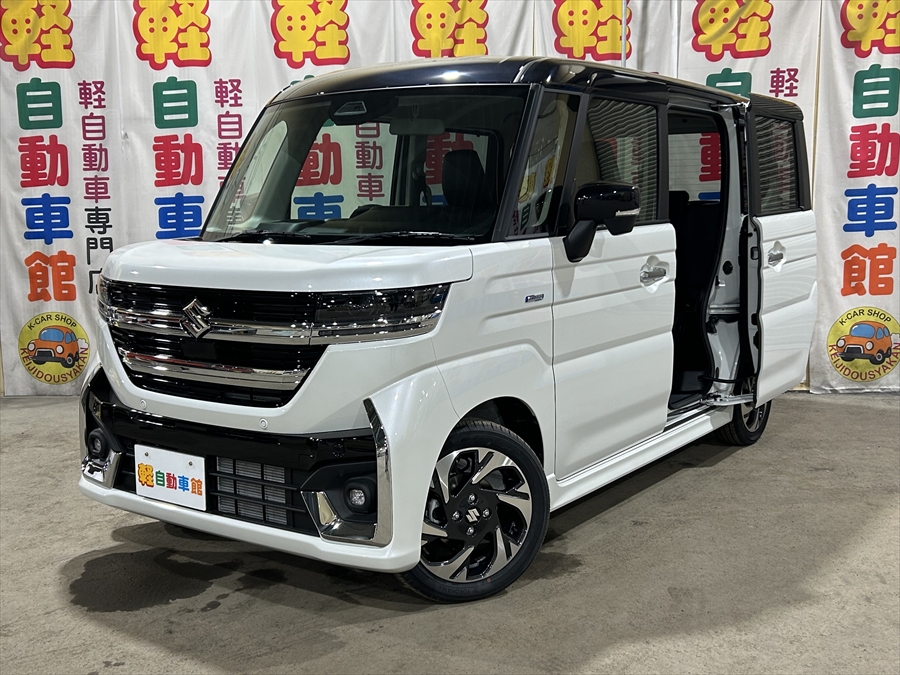 スペーシアカスタム ハイブリッド XS スズキセーフティサポート 未使用車 4WD