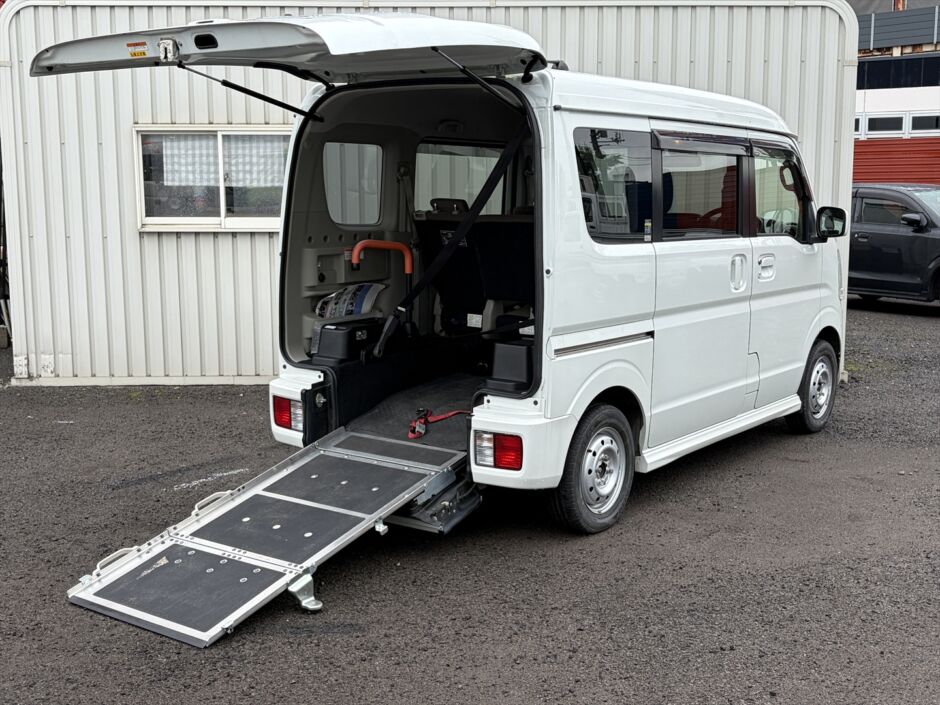 エブリイワゴン 福祉車両 車いす仕様 スローパー ターボ 4WD