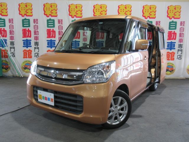 スペーシア T 全方位C デュアルカメラブレーキサポート ターボ 4WD