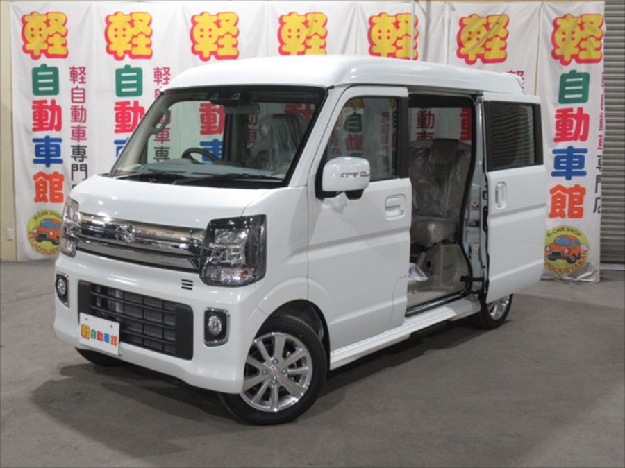 エブリイワゴン PZターボスペシャル ハイルーフ 6型 スズキセーフティサポート 未使用車 4WD