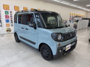 スペーシアギア HYBRID XZターボ 全方位モニター用カメラパッケージ装着車　ナビ・TV　4WD