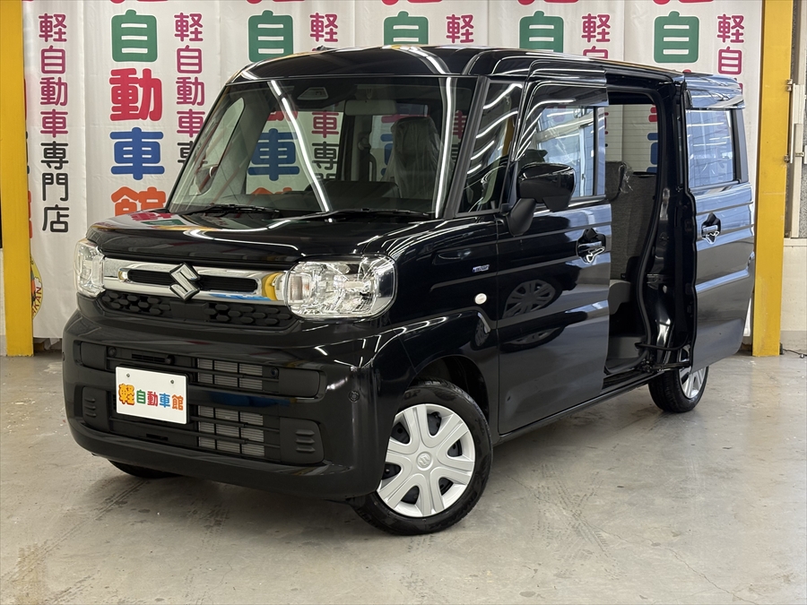 スペーシア ハイブリッド G 全方位モニター付純正９インチナビTV スズキコネクト 未使用車 4WD