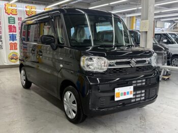 スペーシア ハイブリッド G 全方位モニター付純正９インチナビTV スズキコネクト 未使用車 4WD