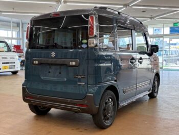 スペーシアギア 全方位カメラパッケージ装着車ハイブリッドＸＺターボ 全方位モニター純正ナビ・ＴＶ 4WD