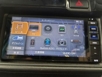 ハイゼットカーゴバン クルーズ ターボ SAⅢ 純正ナビ・TV・バックカメラ 4WD