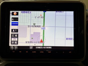 スペーシア ハイブリッドX　ナビ付　4WD
