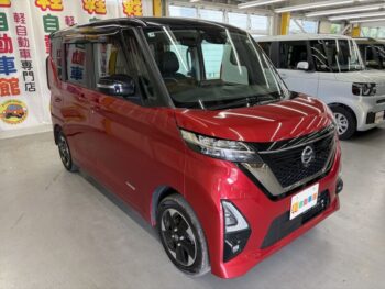 ルークス ハイウェイスターX アーバンクロム 純正ナビ・TV・アラウンドビューモニター 4WD