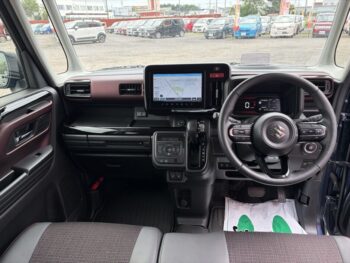 スペーシアカスタム ハイブリッドＸＳターボ 全方位モニター純正9インチナビ・ＴＶ・スズキコネクト 4WD
