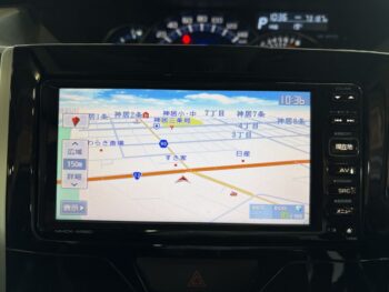 タントカスタム Ｘ　ＳＡⅡ　純正ナビ・ＴＶ・Ｂカメラ　後期型 4WD