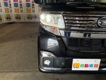 タントカスタム Ｘ　ＳＡⅡ　純正ナビ・ＴＶ・Ｂカメラ　後期型 4WD