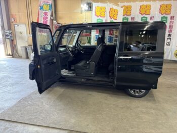 タントカスタム Ｘ　ＳＡⅡ　純正ナビ・ＴＶ・Ｂカメラ　後期型 4WD