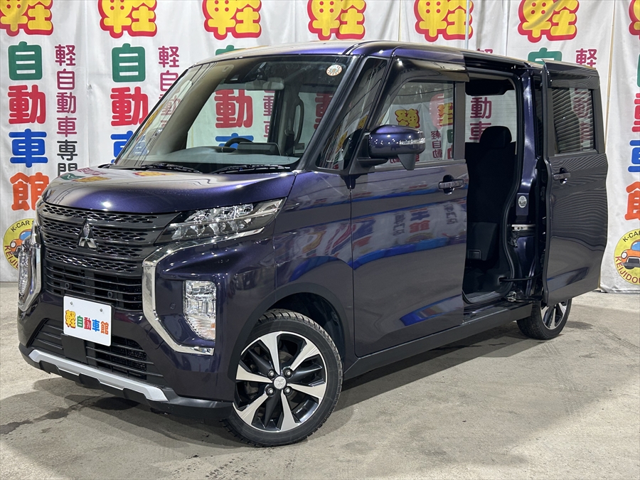 eKクロススペース T　ターボ　純正ナビTV　バックカメラ　4WD