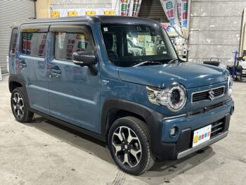 ハスラー ハイブリッド　X　ターボ　全方位モニター　純正ナビTV　4WD