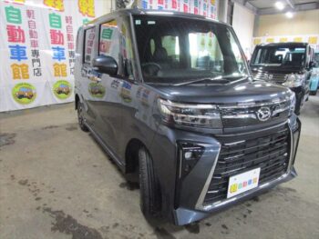 タントカスタム Ｘ　純正ナビ・ＴＶ　Ｂカメラ 4WD