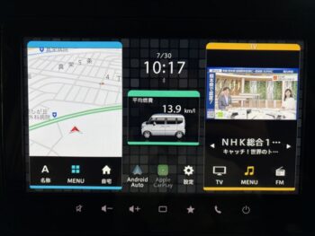 フレアワゴン XS 全方位モニター付純正９インチナビ・TV 4WD