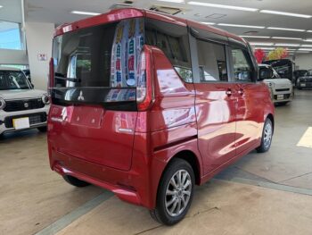 eKスペース G　純正９インチナビ・TV・アラウンドビューモニター　ハンズフリースライドドア　４WD