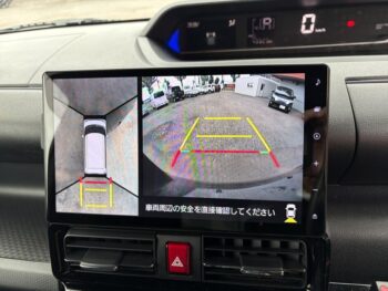 タントカスタム ＲＳ ターボ 純正10インチナビ・ＴＶ・パノラマモニター 後期型 4WD