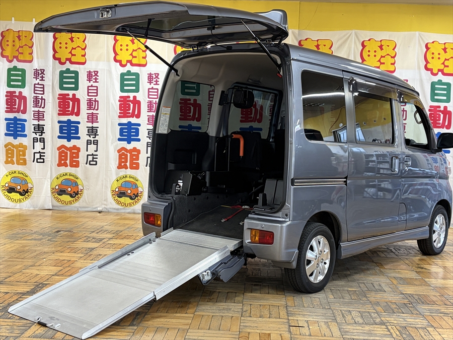 アトレーワゴン スローパーＳＡⅢ 福祉車両　車いす仕様 ナビ　TV　4WD ターボ