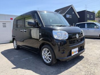 ムーヴキャンバス L SAⅡ 純正ナビ・TV・バックカメラ 4WD