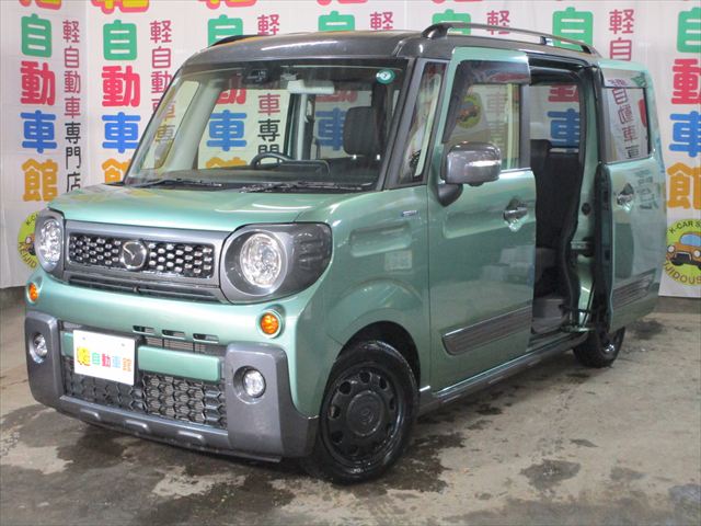 フレアワゴン タフスタイル ハイブリッドXT ターボ 全方位モニタ付ナビTV 4WD