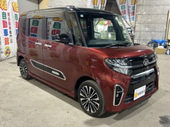 タントカスタム RS　セレクション　ターボ　純正ナビTV　4WD