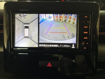ワゴンR スティングレー ハイブリッド　全方位モニター用カメラパッケージ装着車　純正ナビTV　4WD