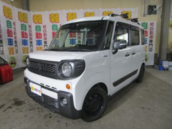 スペーシアギア ハイブリッドＸＺターボ　全方位モニター　純正ナビ・ＴＶ 4WD