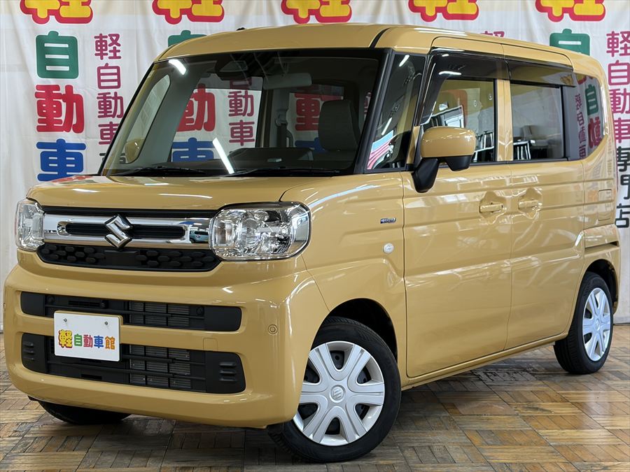 スペーシア ハイブリッドG 全方位モニター付純正ナビ TV スズキコネクト 4WD