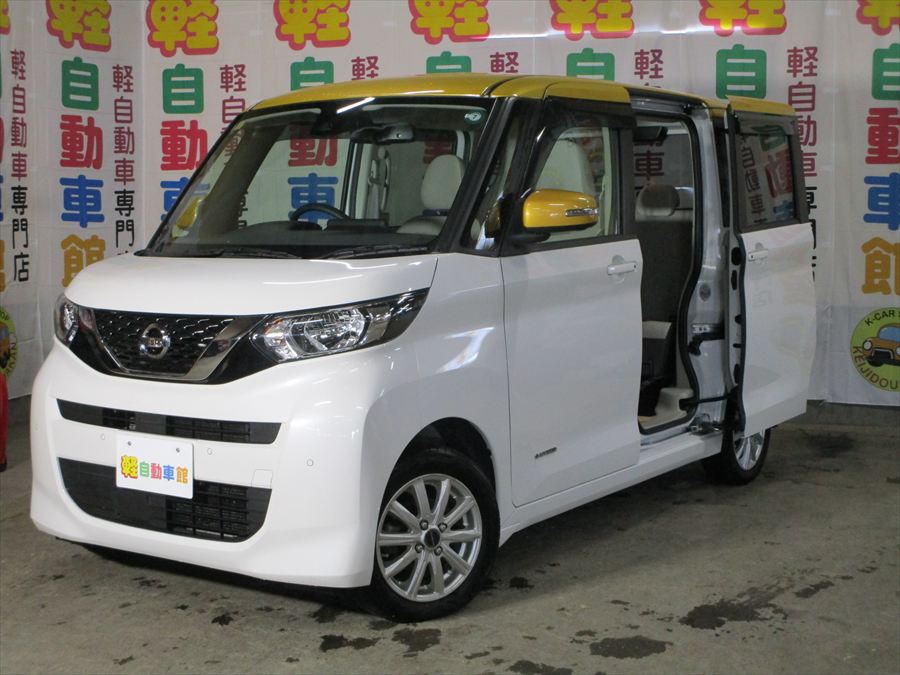 ルークス Ｘ　ｱﾗｳﾝﾄﾞﾋﾞｭｰﾓﾆﾀｰ　ﾊﾝｽﾞﾌﾘｰｵｰﾄｽﾗｲﾄﾞﾄﾞｱ　 4WD