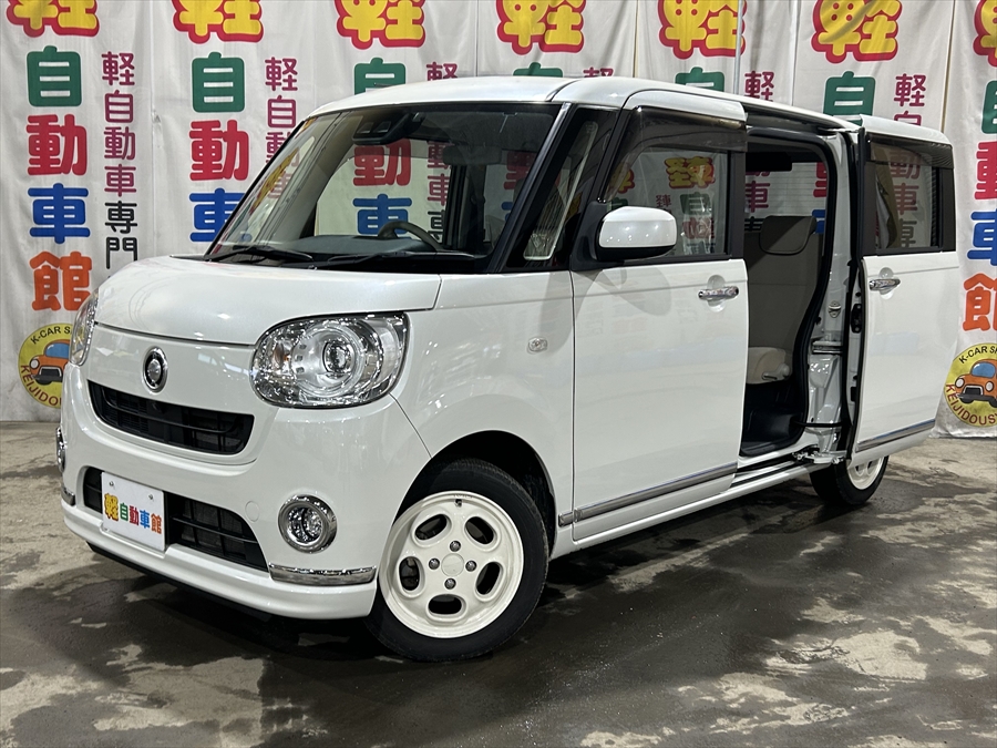 ムーヴキャンバス G　メイクアップLTD　SAⅢ　ナビTV　バックカメラ　4WD