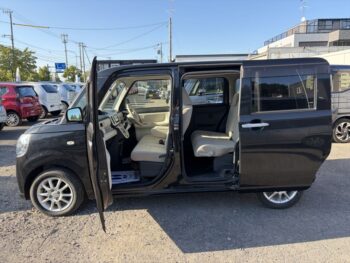 ムーヴキャンバス L SAⅡ 純正ナビ・TV・バックカメラ 4WD