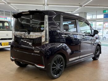 ムーヴカスタム ＲＳ ターボ ハイパーＳＡⅢ 純正ナビ・ＴＶ・パノラマモニター 後期型 4WD