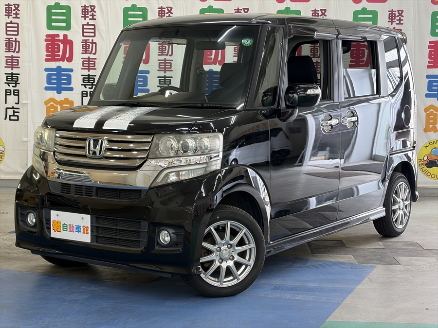 N-BOXカスタム G ターボSSパッケージ 純正ナビ・TV・バックカメラ 4WD