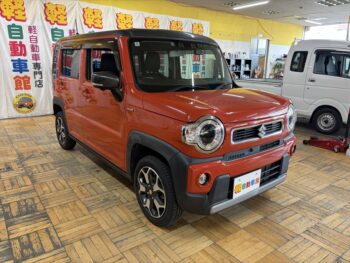 ハスラー ハイブリッドＸ　全方位モニター付純正９インチナビ　ＴＶ 4WD