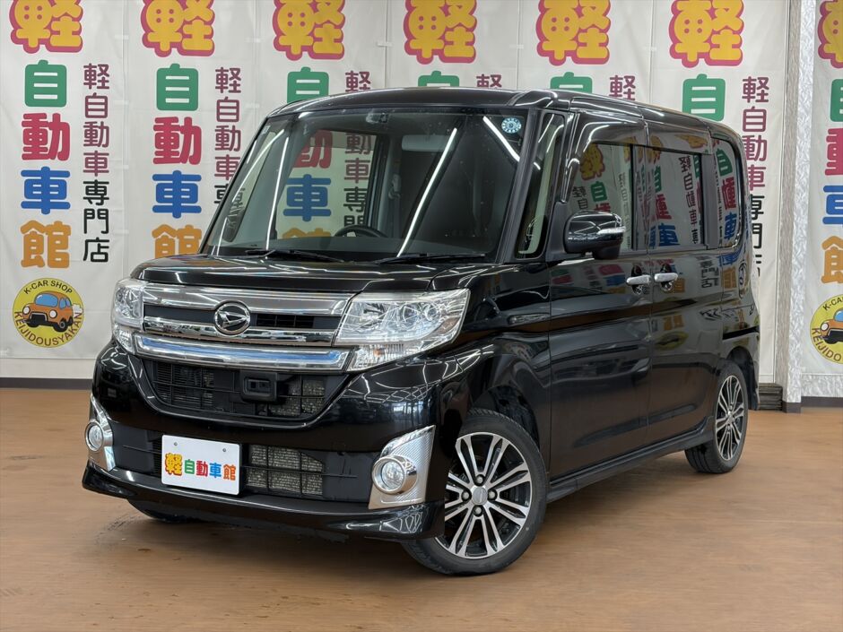 タントカスタム RS ターボ 純正ナビ・TV・バックカメラ 4WD