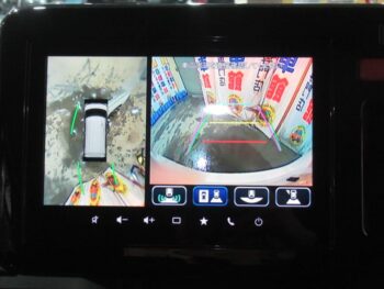 スペーシアカスタム ハイブリッドXS　全方位モニター付純正ナビTV　スズキコネクト 4WD