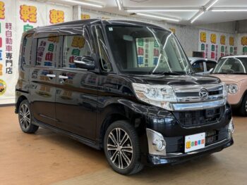 タントカスタム ＲＳ ターボ 純正ナビ・ＴＶ・バックカメラ 4WD