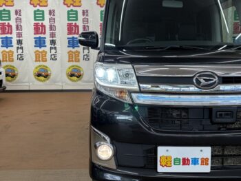 タントカスタム ＲＳ ターボ 純正ナビ・ＴＶ・バックカメラ 4WD