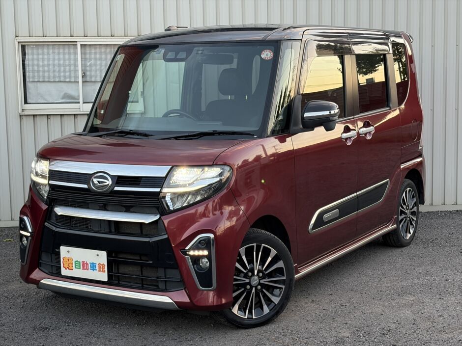 タントカスタム RS ターボ 純正ナビ・TV・バックカメラ 4WD