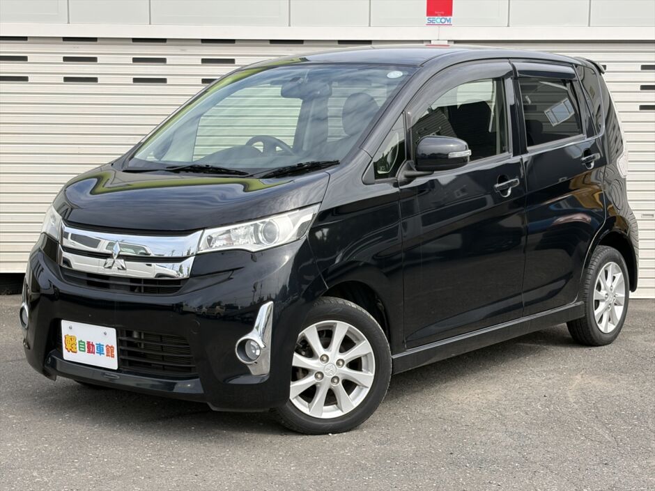 eKカスタム G 純正ナビ・TV・バックカメラ 4WD