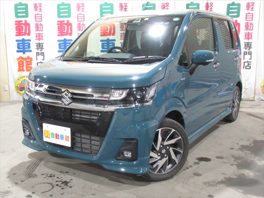 ワゴンR カスタムZ HYBRID　ZX　全方位モニター付ディスプレイオーディオ+スズキコネクト対応　4WD