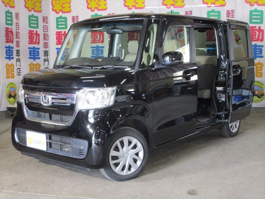 N-BOX Ｌ　ターボ　純正ナビ・ＴＶ・バックカメラ　後期型 4WD