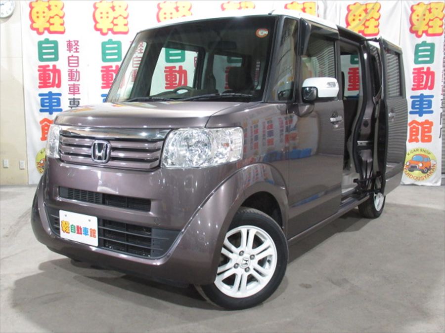 N-BOX+ ２トンカラースタイル　G・Lパッケージ　純正ナビTV・バックカメラ 4WD