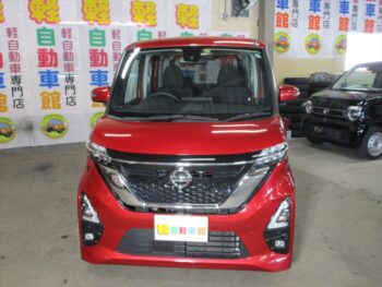 ルークス ハイウェイスターＸ　純正ナビ・ＴＶ・アラウンドビュー 4WD